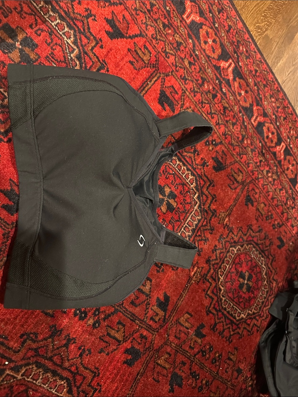 Moving Comfort Black Sports Bra 36DD